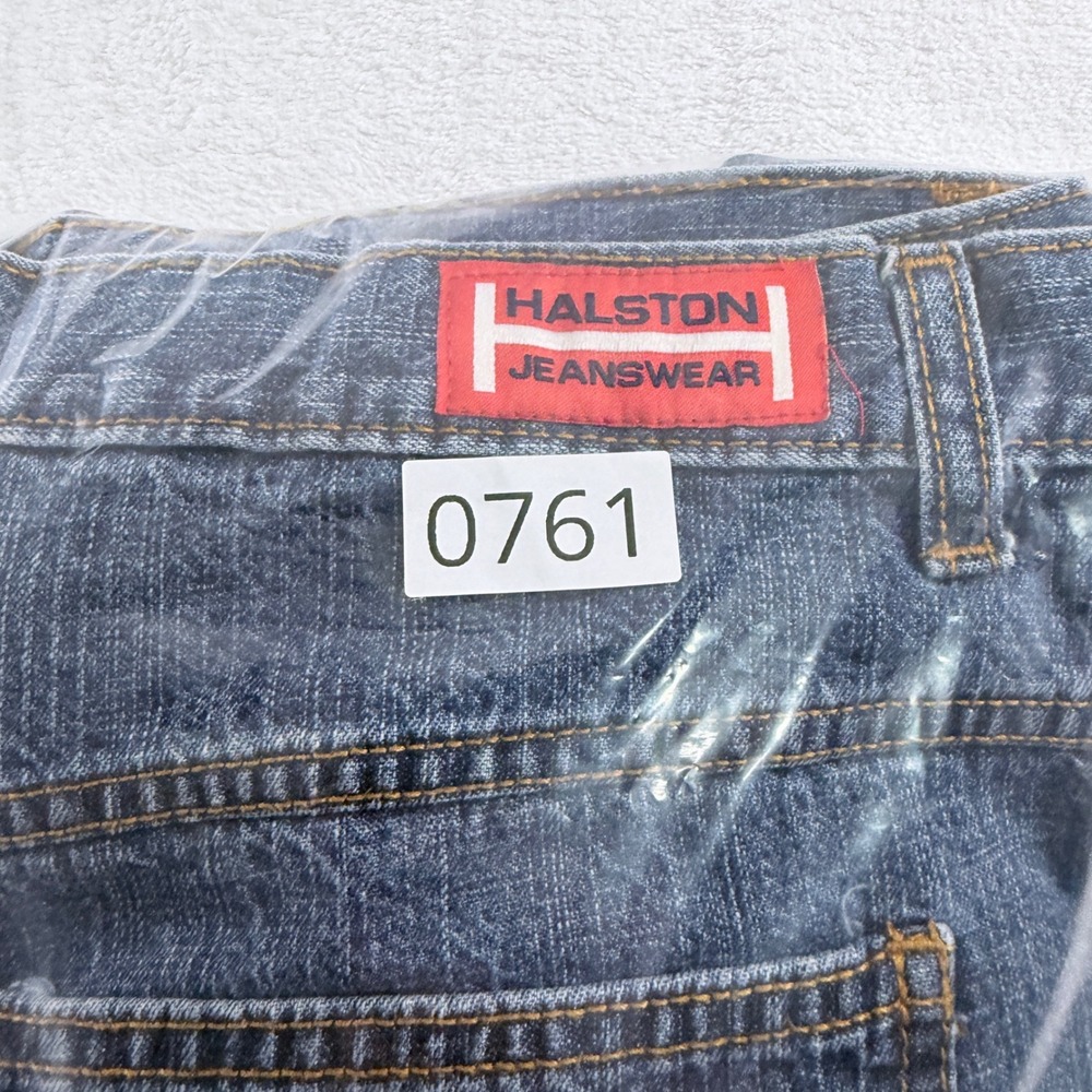 Y2K Jeanswear Cropped Denim Jeans Medium Wash Side Slit Size 16 - Picture 8 of 8